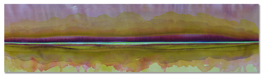 The Space Between, VIII | ink on canvas | 14 x 60 | 2014 © Jan Marshall_72dpi